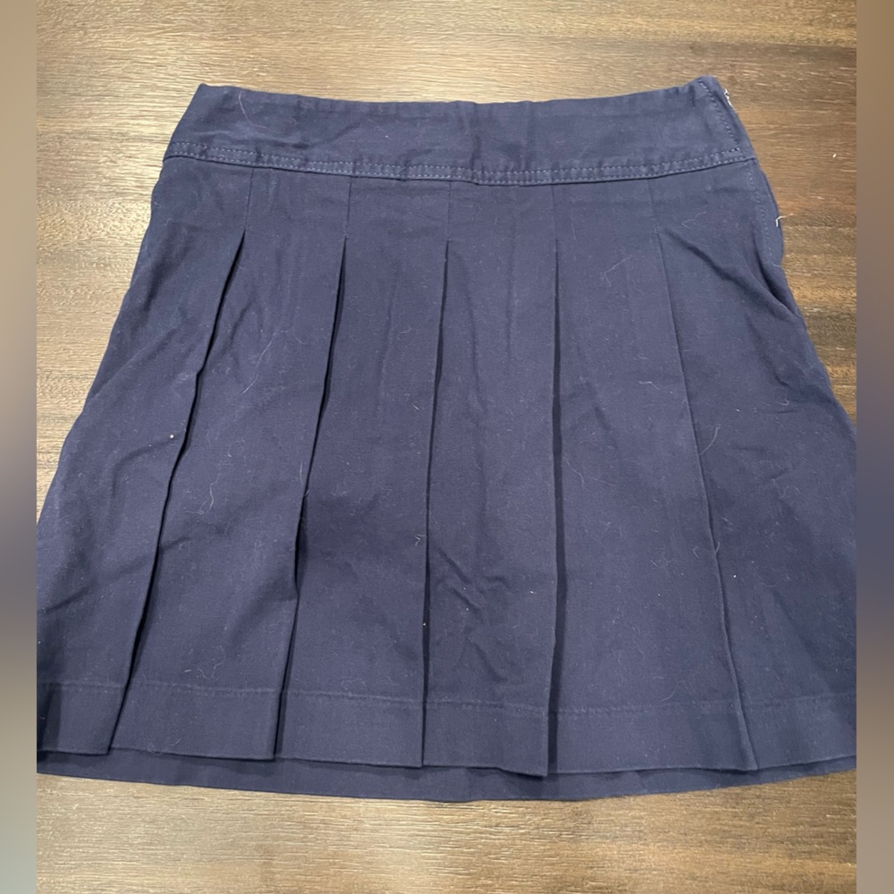 Place Navy A-Line Skirt